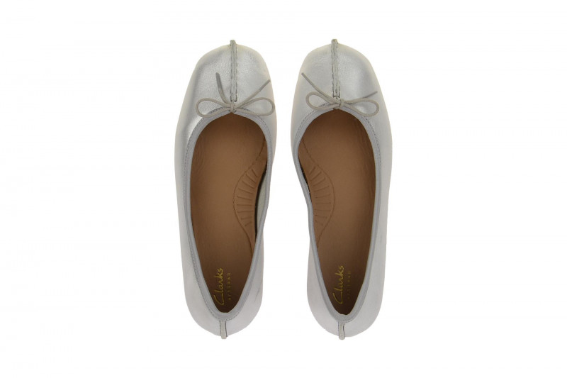Clarks Freckle Ice Ballerinas silber 26114045 4