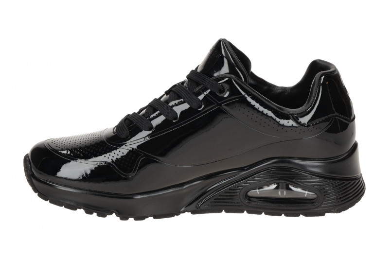 Skechers Uno Schuhe Sneakers schwarz Lack 177142