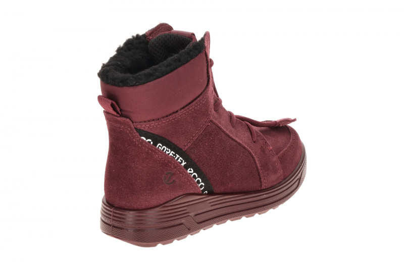 ecco Urban Kinderstiefel dunkelrot Warmfutter GORE-TEX