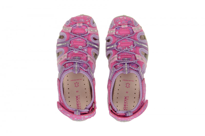 Geox Respira S.Roxanne Mädchen Sandaletten in pink lila