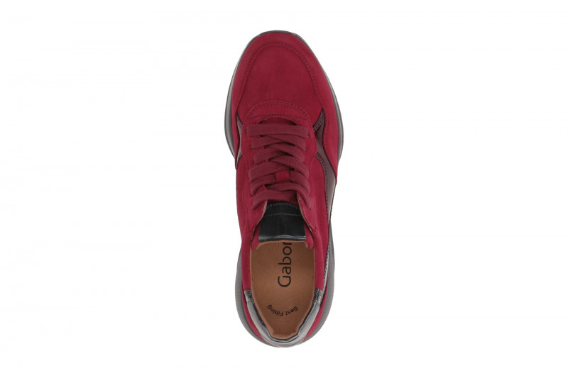 Gabor Fashion Schuhe Sneakers rot merlot 53.451.15