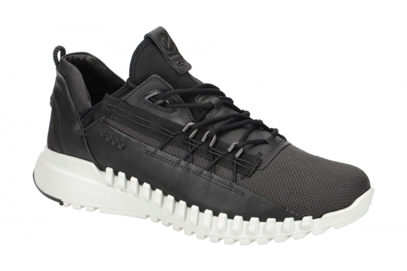 Ecco Zipflex Schuhe schwarz Herren Sneakers 803734