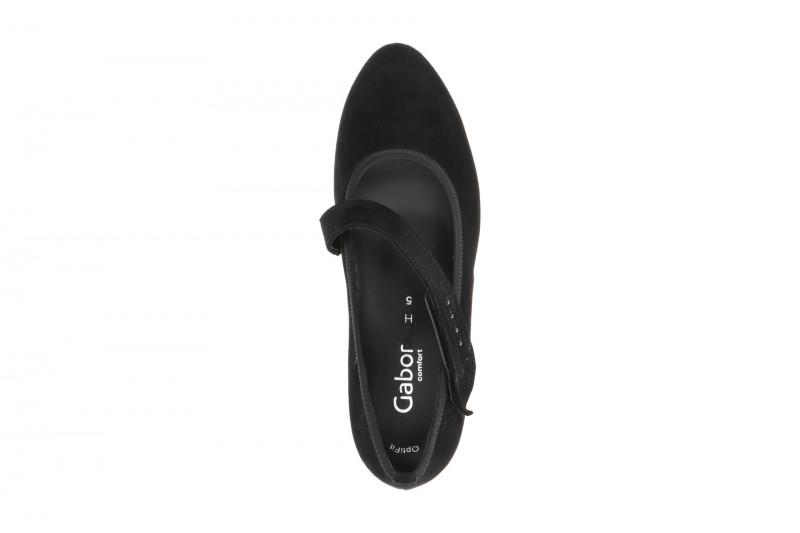 Gabor Comfort Spangen Pumps schwarz H-Weite 76.149.47