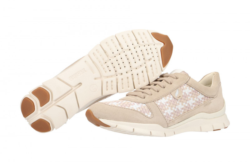 Geox Sneaker Schuhe Sukie beige karo