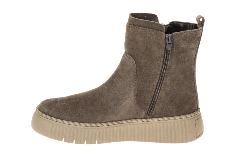 Gabor Stiefel grau taupe Zip Boots Velour 8014.04.003