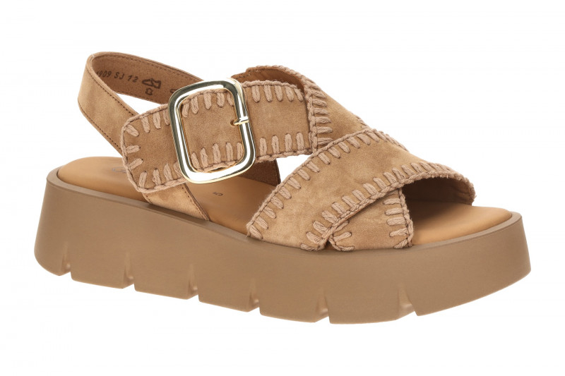 Gabor Plateau Sandale braun walnut Ziernaht 84.751.14