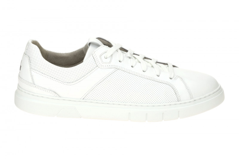 Pius Gabor Schuhe weiß Herren Sneakers perforiert 1023.18