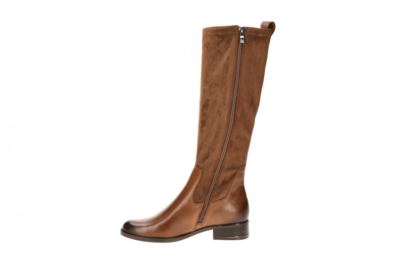 Caprice Lang Schaftstiefel braun cognac Stretch 25514