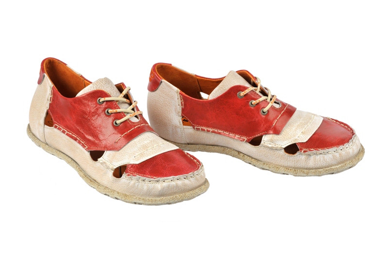 Eject Sony3 E-12092-V1 Herrenschuhe weiß / rot