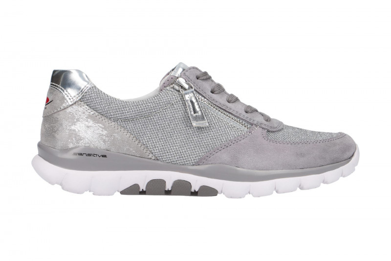 Gabor RollingSoft Schuhe grau silber 26.968.15