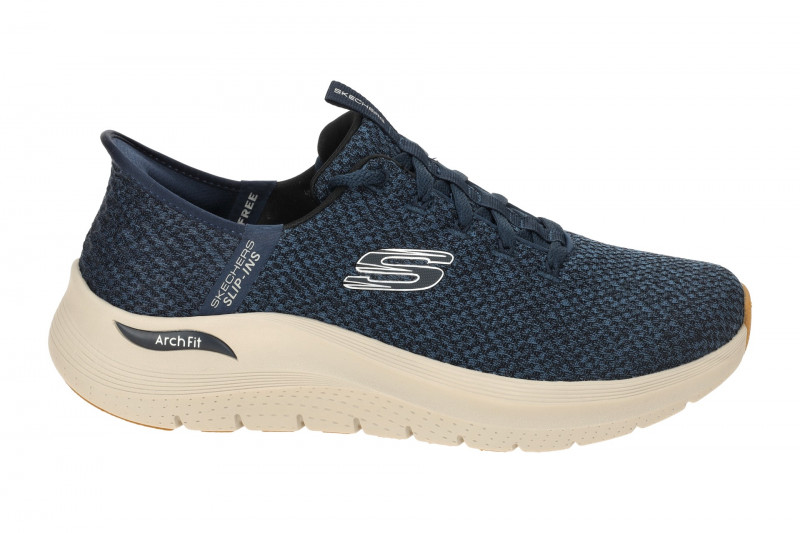 Skechers Arch Fit Sneakers Schuhe blau schwarz Slip-Ins 232462