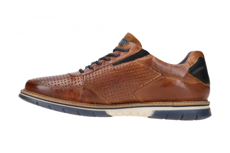 bugatti Sammy Comfort Schuhe braun perforiert AER01