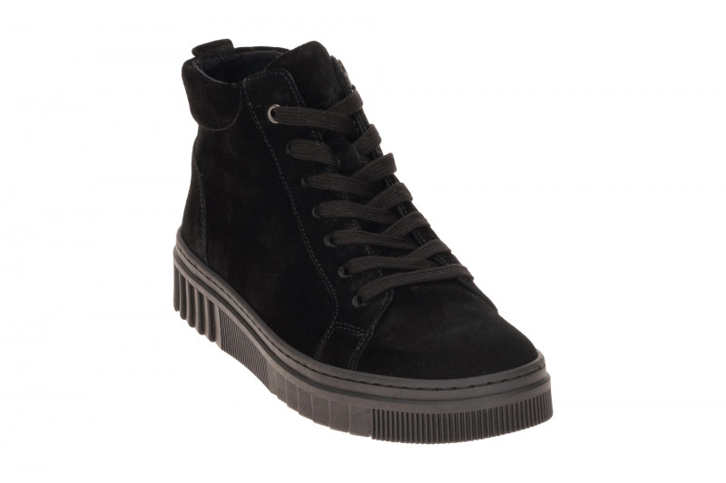 Gabor Mid-Sneaker Boots schwarz Velour 8008.01.012