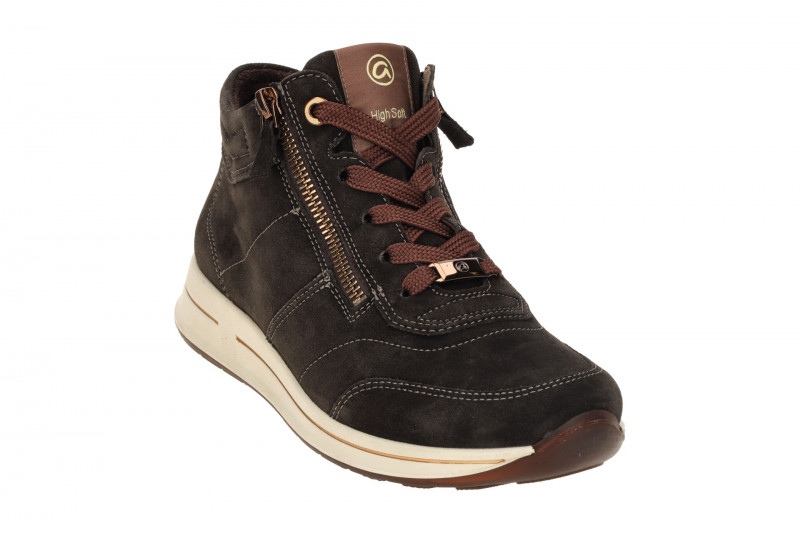 ARA Osaka Schuhe Mid-Sneaker braun Velour 1224808