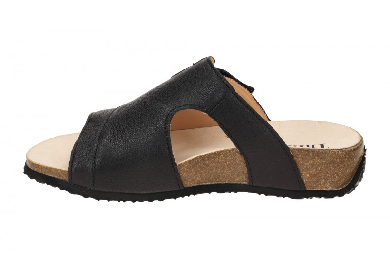 Think Mizzi Pantoletten schwarz Katze 1172