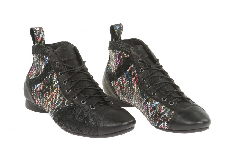 Think Guad Stiefelette schwarz kombi 7-87732-03