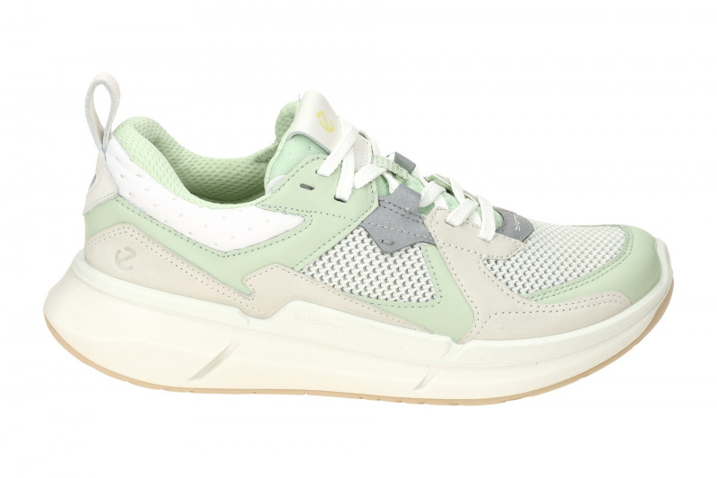 ecco Biom 2.2 Sneaker Schuhe grün beige Mesh 830773