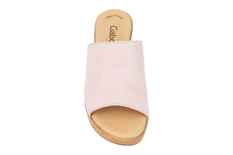 Gabor Pantolette rosa Velour 24.760.10