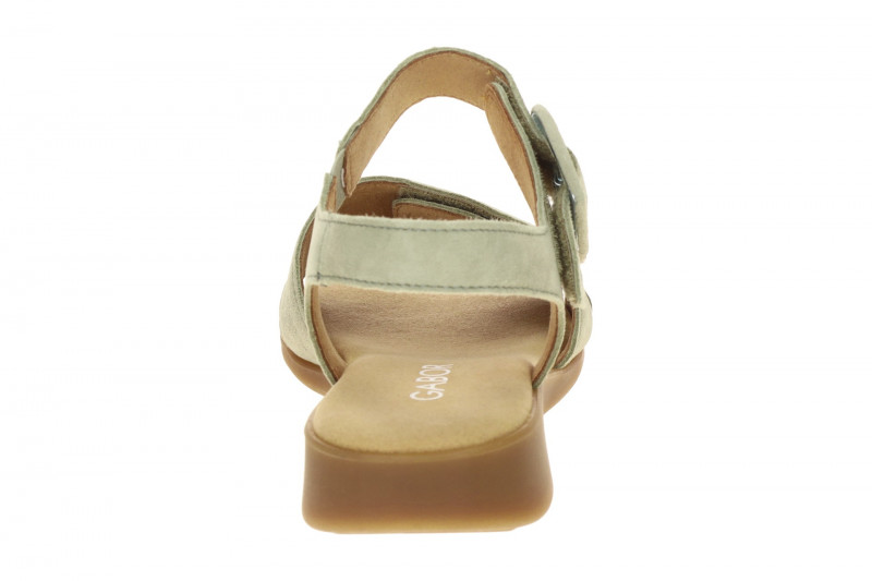 Gabor Sandale schilf grün Velour 82.802.11