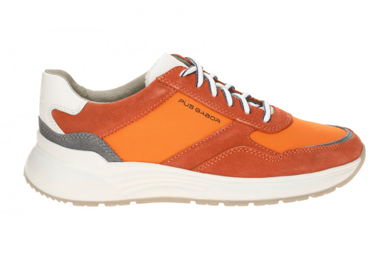 Pius Gabor Schuhe rot orange Herren Sneakers 1079.11