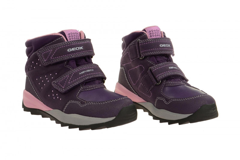 Geox Mädchen Kinderstiefel lila Wasserdicht