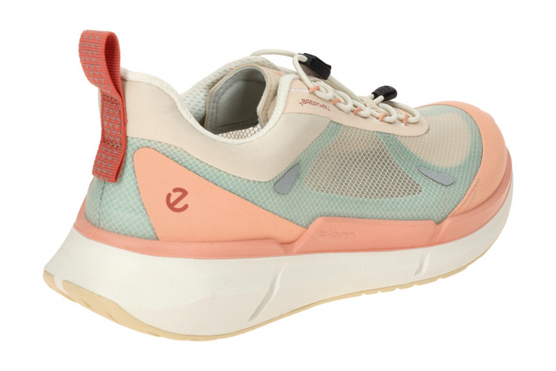 ecco Biom 2.2 Sneaker Schuhe rose beige Damen Gummizug 830873