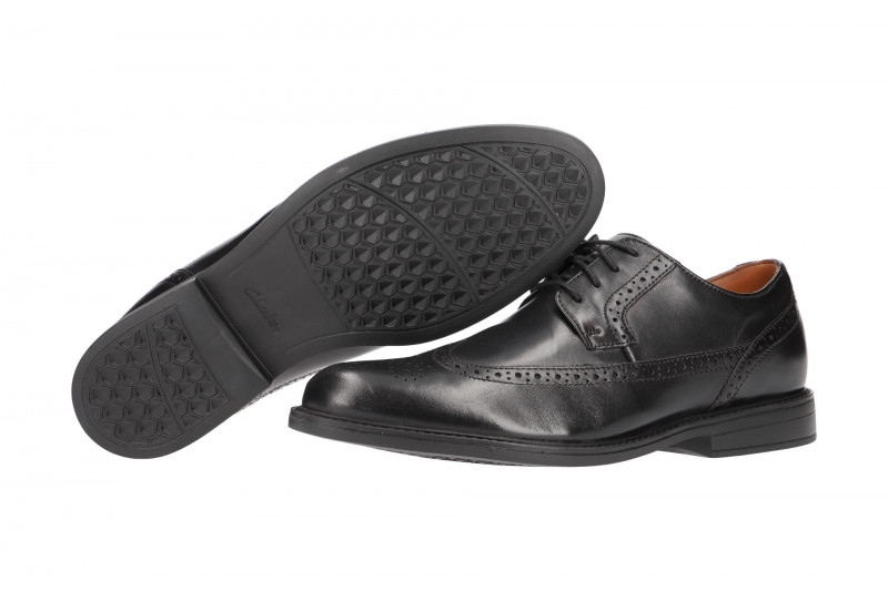 Clarks Schuhe Beckfield Limit schwarz Budapester