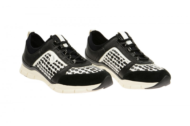 Geox Sukie Schuhe schwarz weiß D52F2B