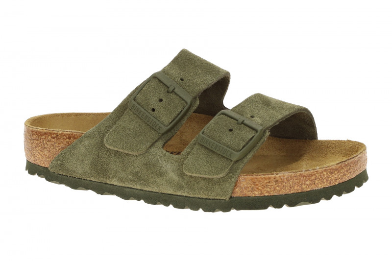 Birkenstock Arizona BS Pantolette grün thyme Normal Weit 1025657