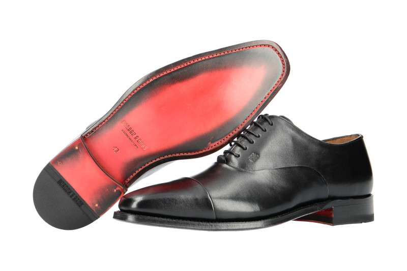 Gordon & Bros Schuhe Lucquin schwarz Rahmengenäht 3853-C