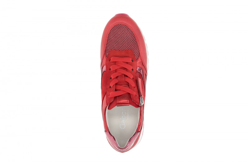 Gabor comfort Sneaker Schuhe rot Material-Mix 62.488.68
