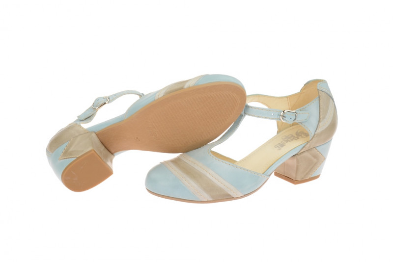 Tiggers Mara T-Steg Pumps blau TD141-Mara 5T
