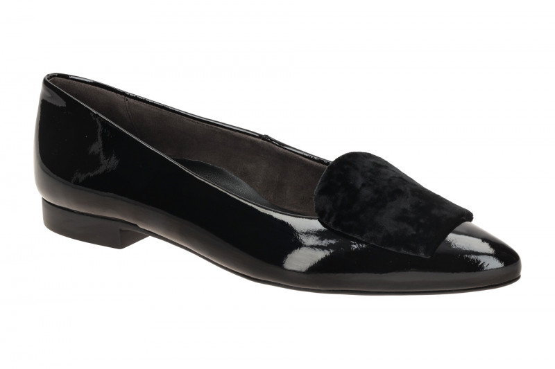 Paul Green Ballerinas schwarz Lack 3792