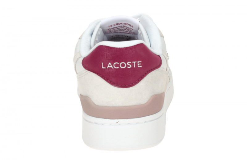 Lacoste T-Clip Set Schuhe Sneakers weiß pink Damen 0038