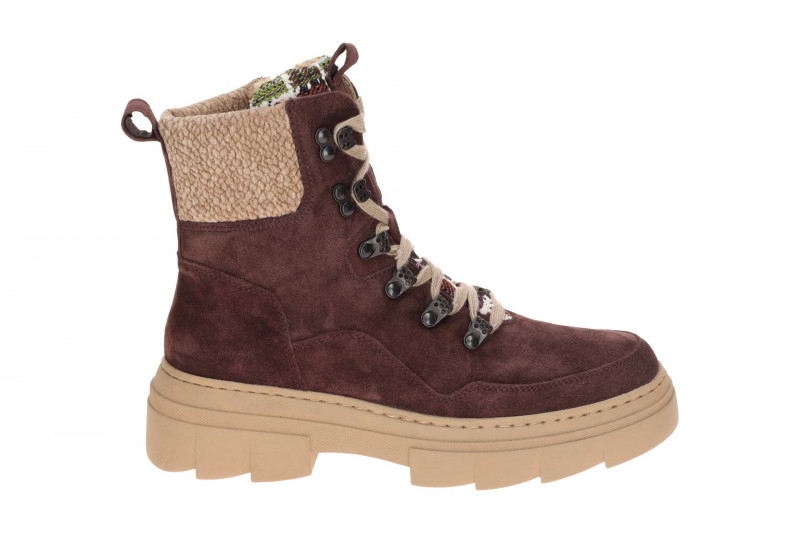 Waldläufer Saiga Warmfutter Stiefel Boots rot bordo H-Weite