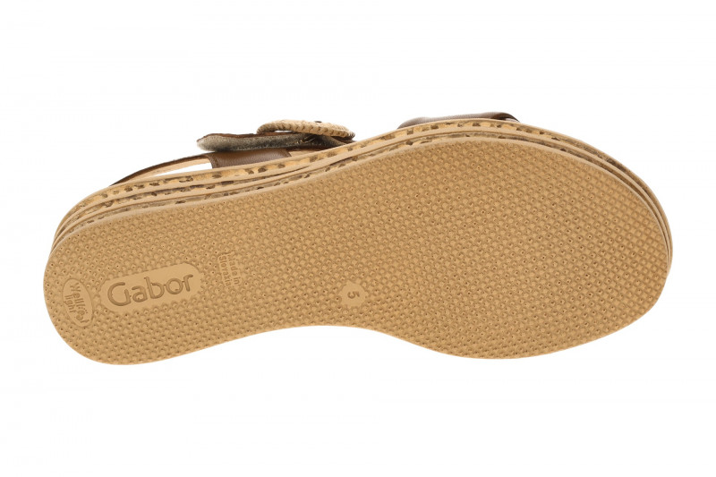 Gabor Plateau Sandale braun Nappa 84.556.24