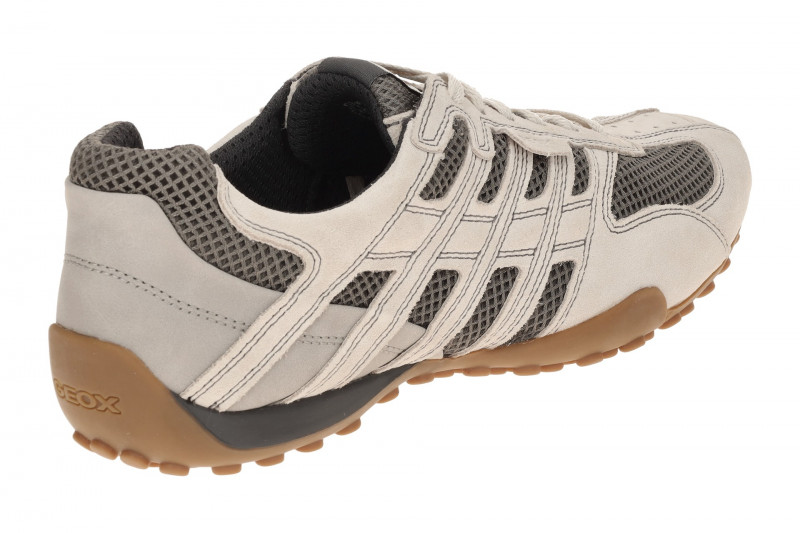 Geox Snake Schuhe hellgrau sand U55MNA