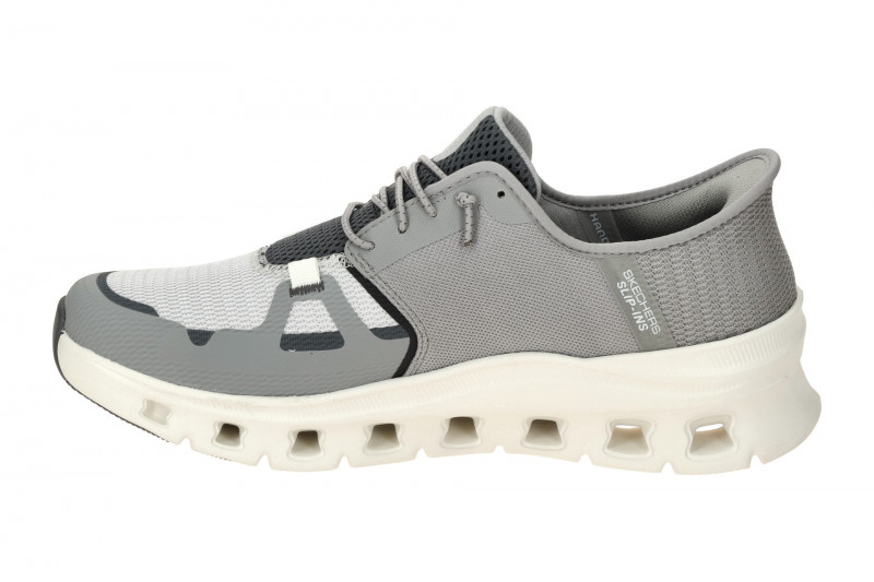 Skechers Glide Step Schuhe grau Herren SLIP-INS 232930