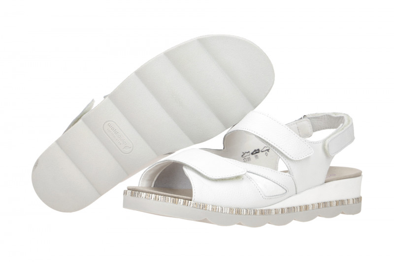 Waldläufer Nelly Sandale weiß OrthoTritt 650K01