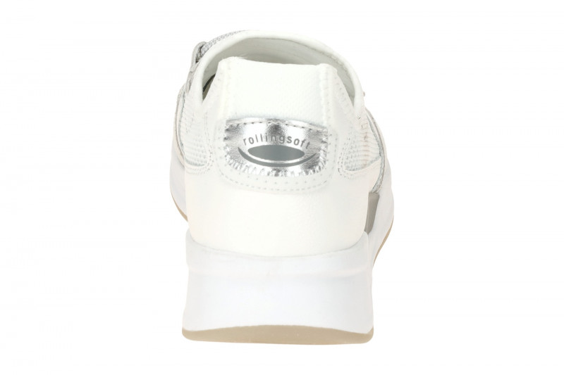 Gabor RollingSoft Slipper Schuhe weiß grau 66.951.52