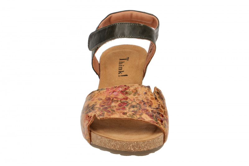 Think Traudi Sandale hellbraun effekt