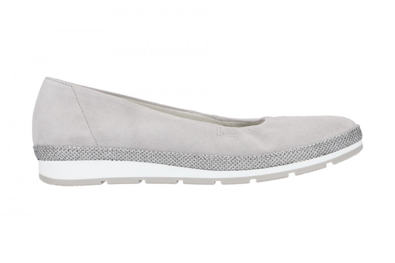 Gabor Glamour Ballerina grau silber 42.400.30