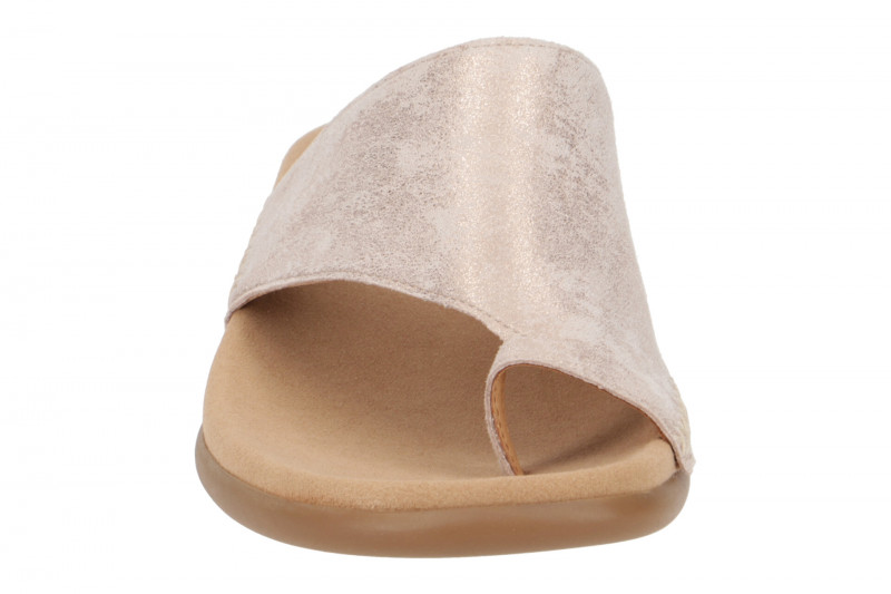 Gabor Zehentrenner Pantolette rosa metallic