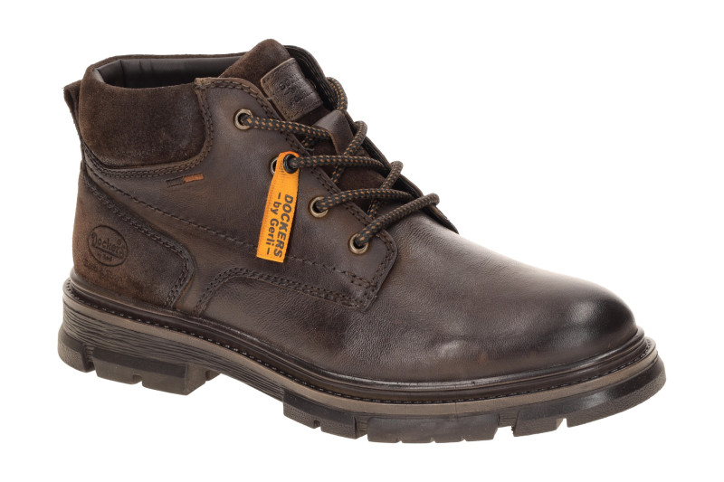 Dockers Schuhe Stiefelette dunkelbraun Herren dünn gefüttert 59MH001