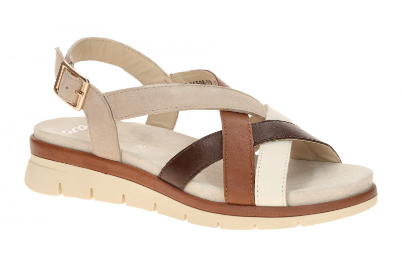 ara Cambridge Sandale grau braun Kreuzriemchen 12-26508