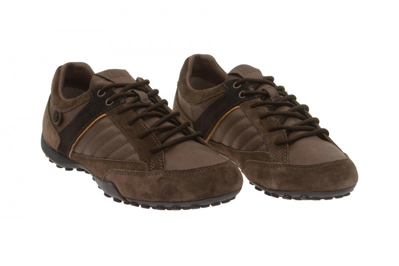 Geox Respira Snake B Sneakers in braun + dunkelbraun