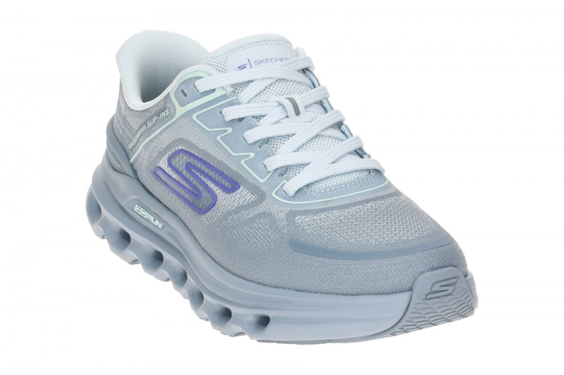 Skechers Go Run Glide Schuhe blau slate Damen Sport Slip-Ins 129800