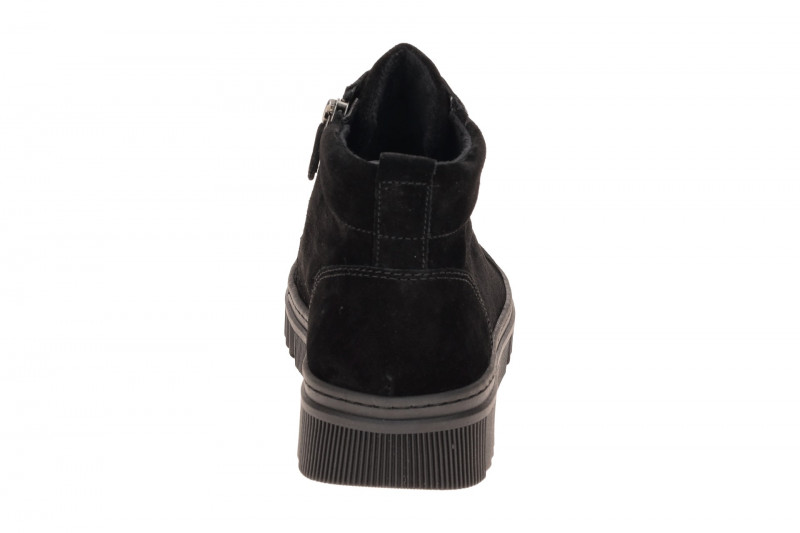 Gabor Mid-Sneaker Boots schwarz Velour 8008.01.012
