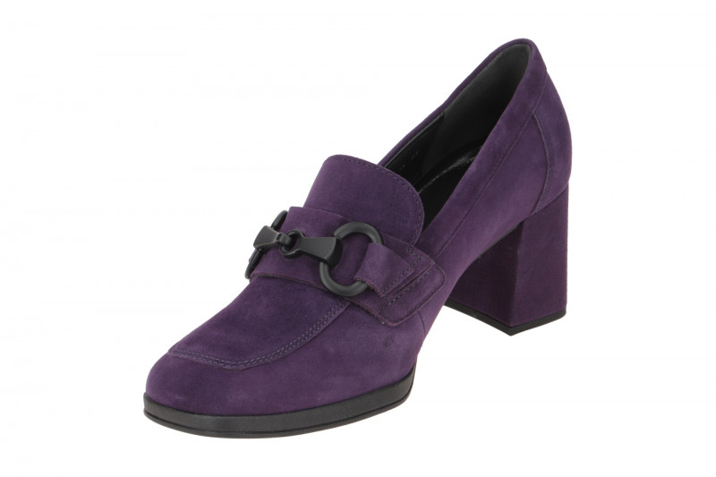 Gabor Hochfront Pumps lila Velour 35.292.13