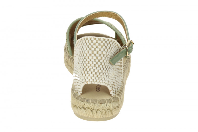 Geox Lampedusa Sandale grün mint Bast D55V0B